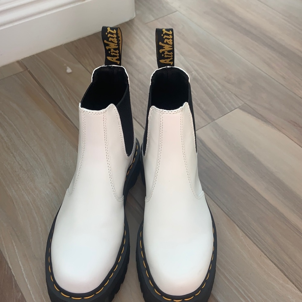 Dr. Martin white Chelsea boot